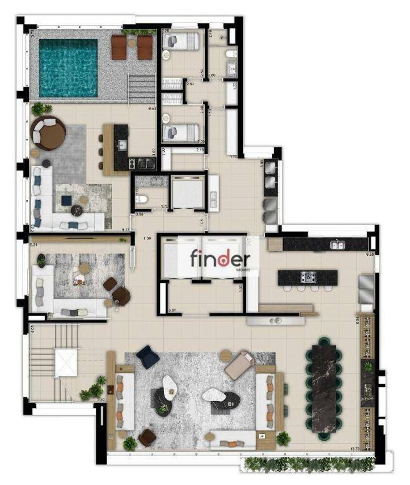 Cobertura, 5 quartos, 632 m² - Foto 3
