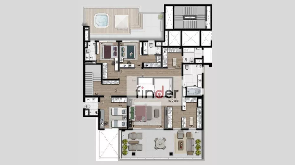 Cobertura, 4 quartos, 475 m² - Foto 12
