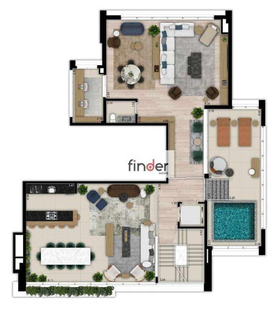Apartamento, 4 quartos, 342 m² - Foto 14