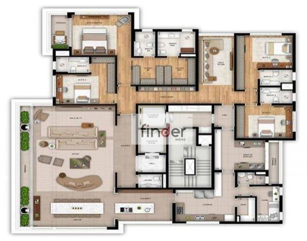 Apartamento, 4 quartos, 355 m² - Foto 11