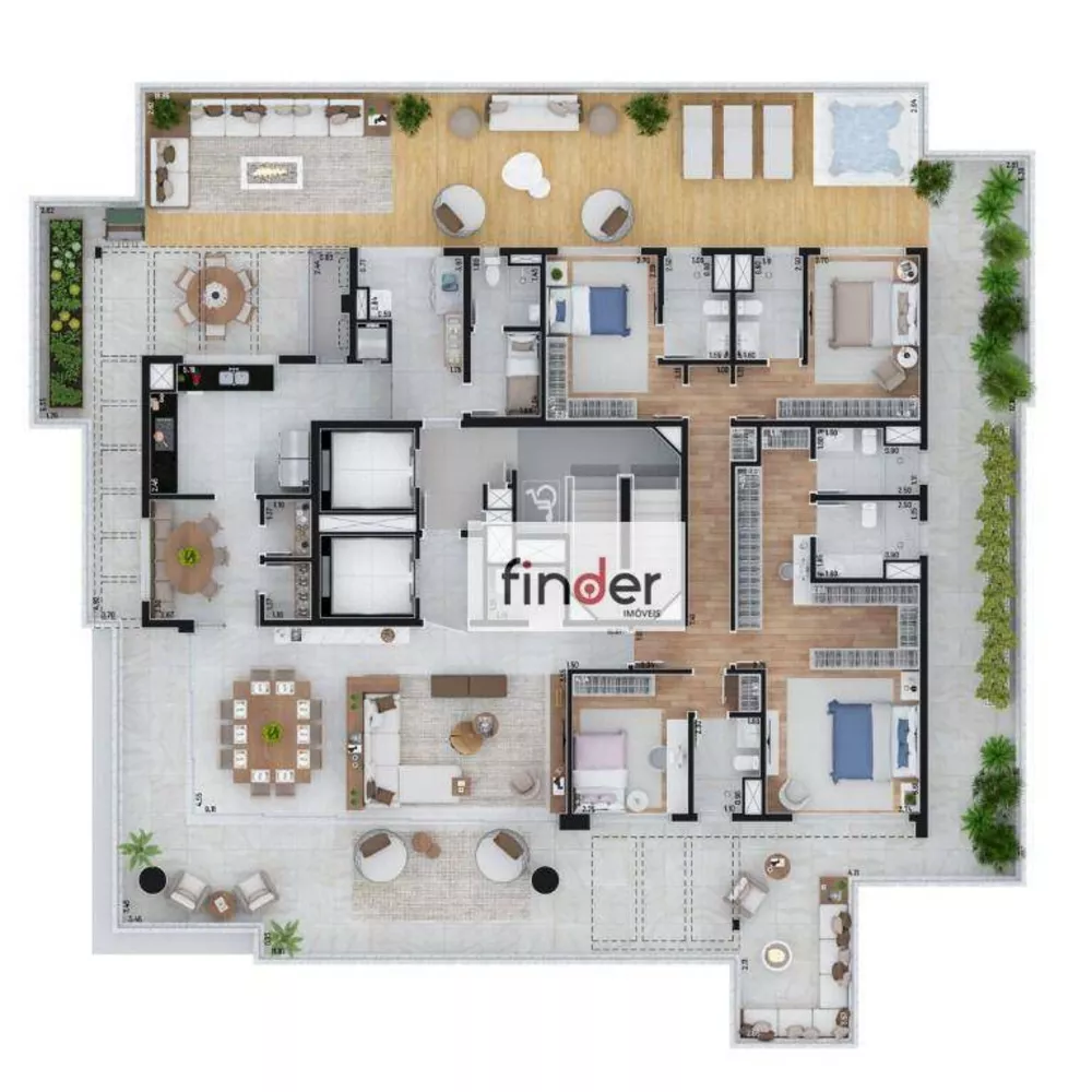 Apartamento, 4 quartos, 276 m² - Foto 36