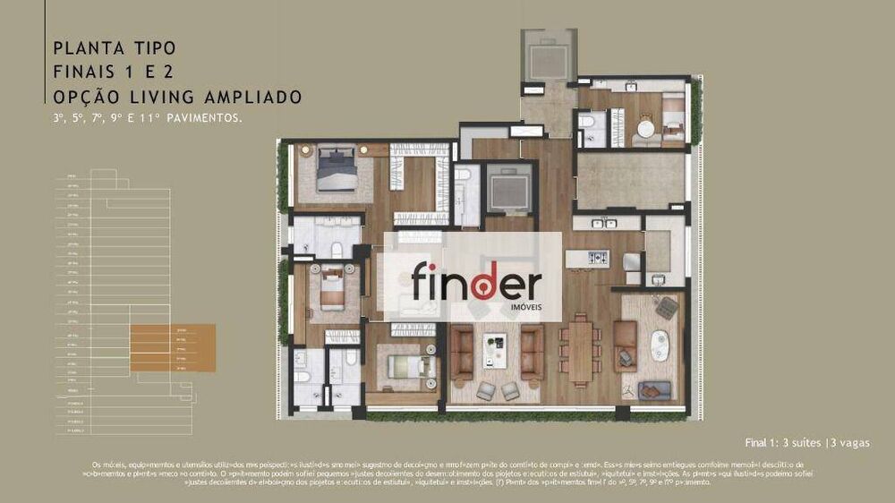 Apartamento, 3 quartos, 211 m² - Foto 8