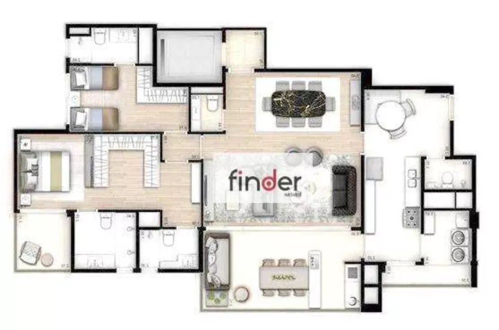 Apartamento, 2 quartos, 161 m² - Foto 45