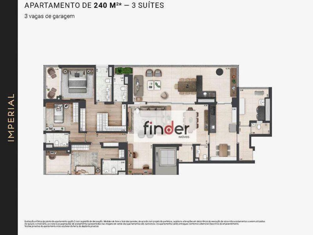 Apartamento, 4 quartos, 240 m² - Foto 3