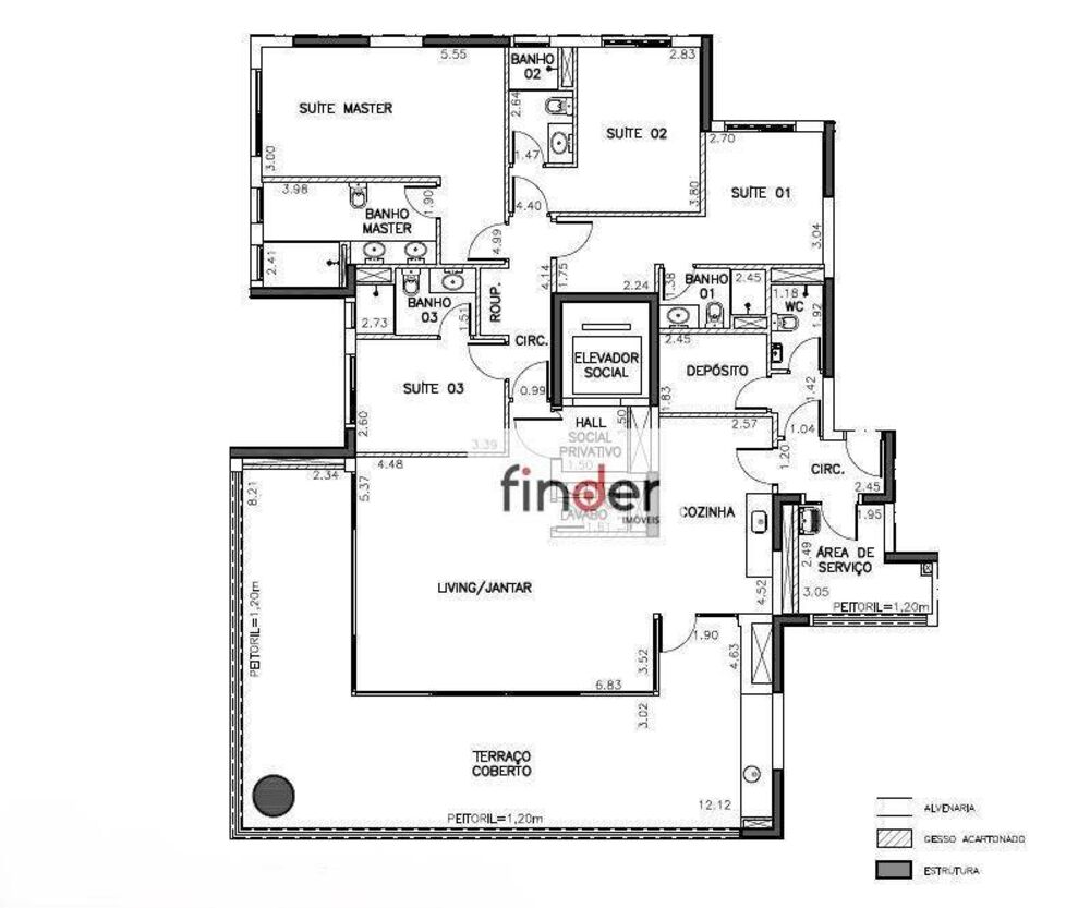 Apartamento, 4 quartos, 230 m² - Foto 6