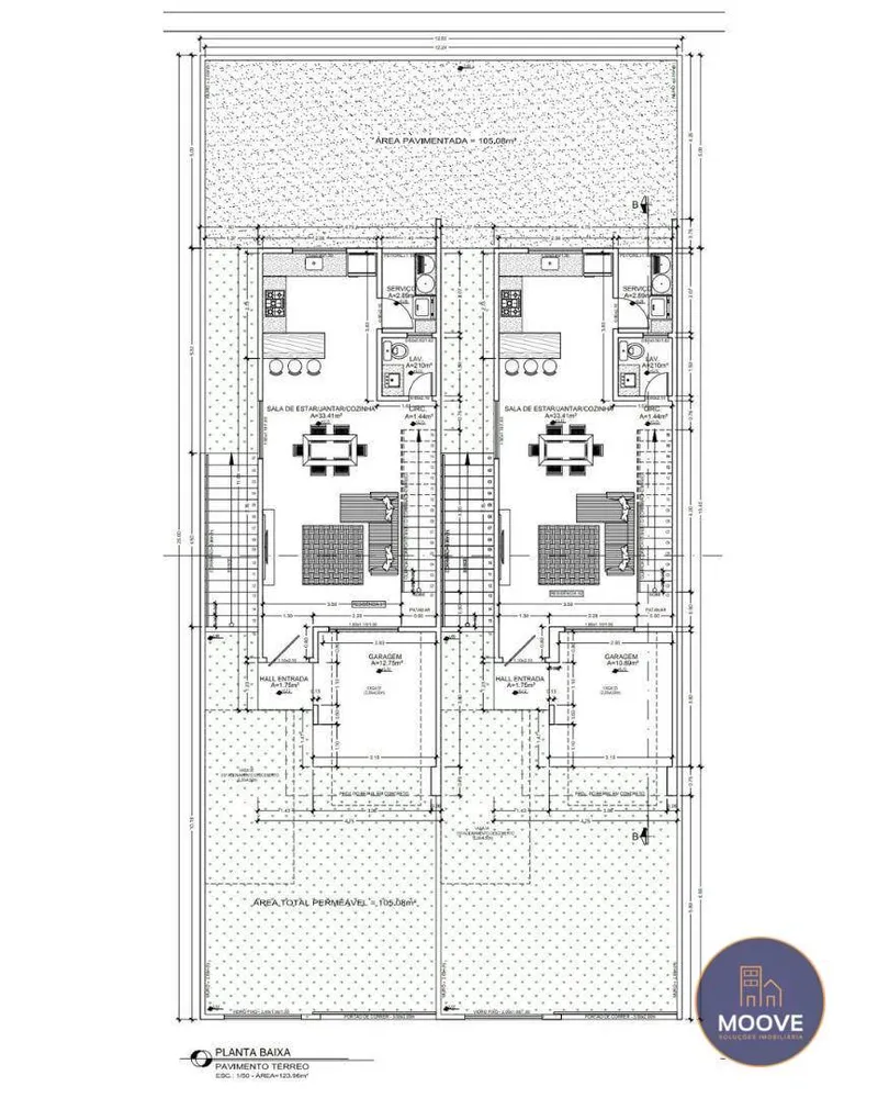 Casa, 3 quartos, 124 m² - Foto 2