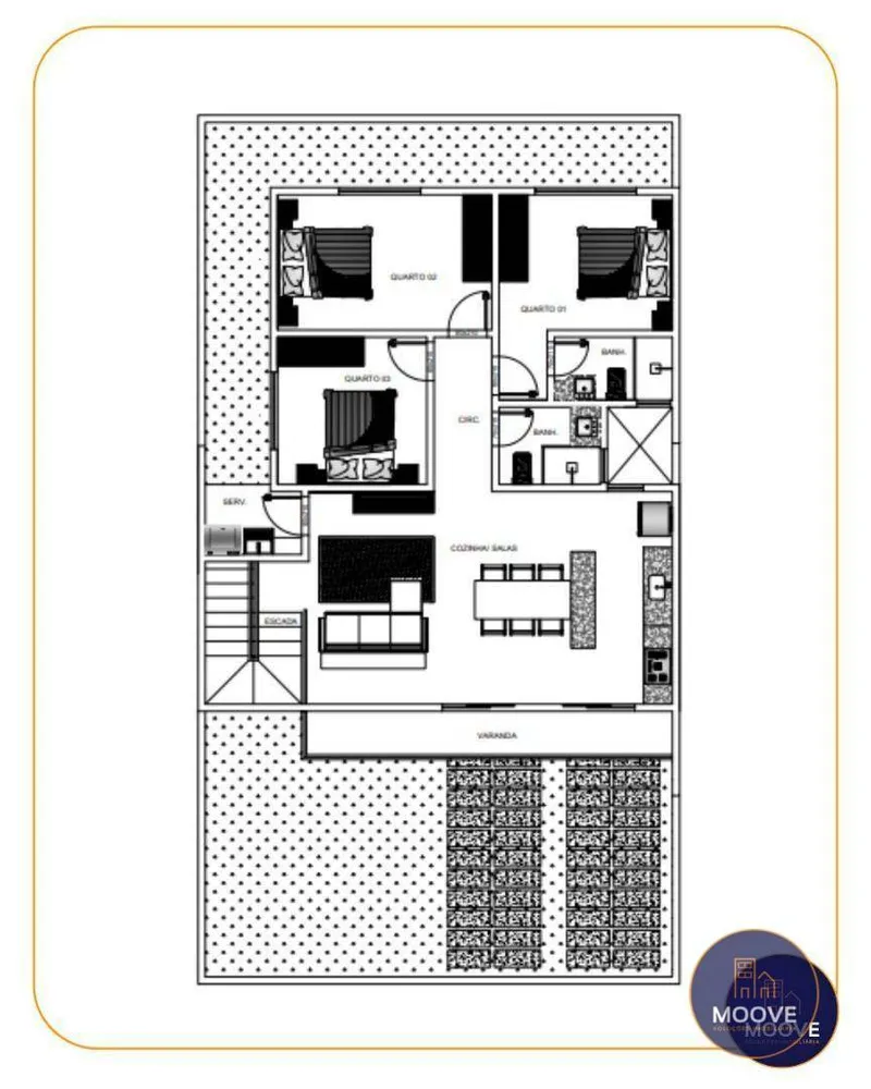 Casa, 3 quartos, 151 m² - Foto 3