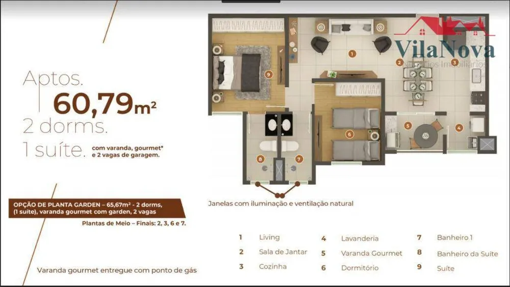 Apartamento, 3 quartos, 74 m² - Foto 1