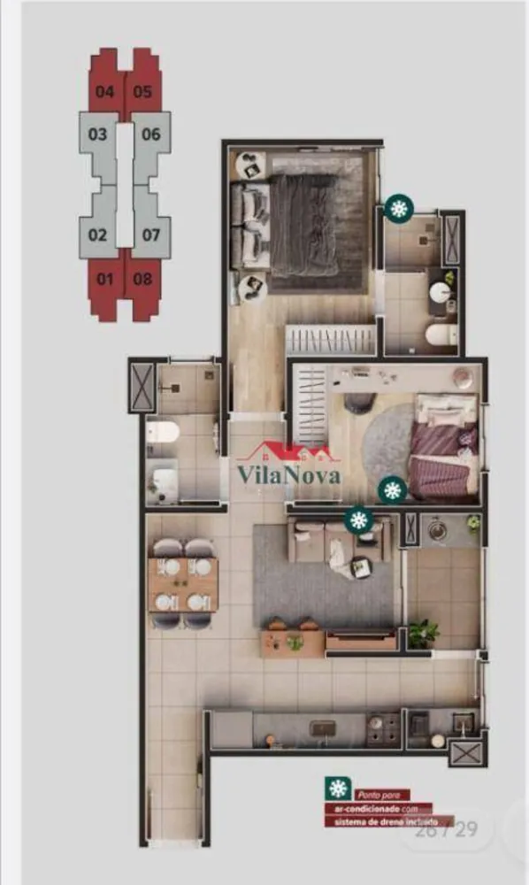 Apartamento, 2 quartos, 63 m² - Foto 7