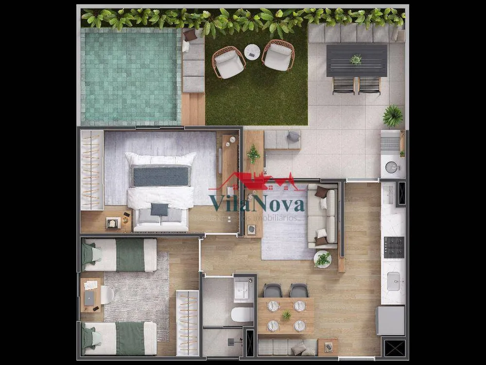 Apartamento, 2 quartos, 47 m² - Foto 7