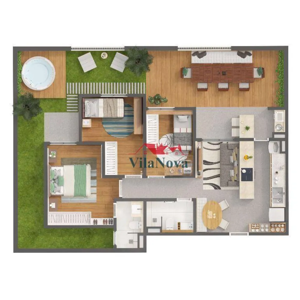 Apartamento, 3 quartos, 64 m² - Foto 9