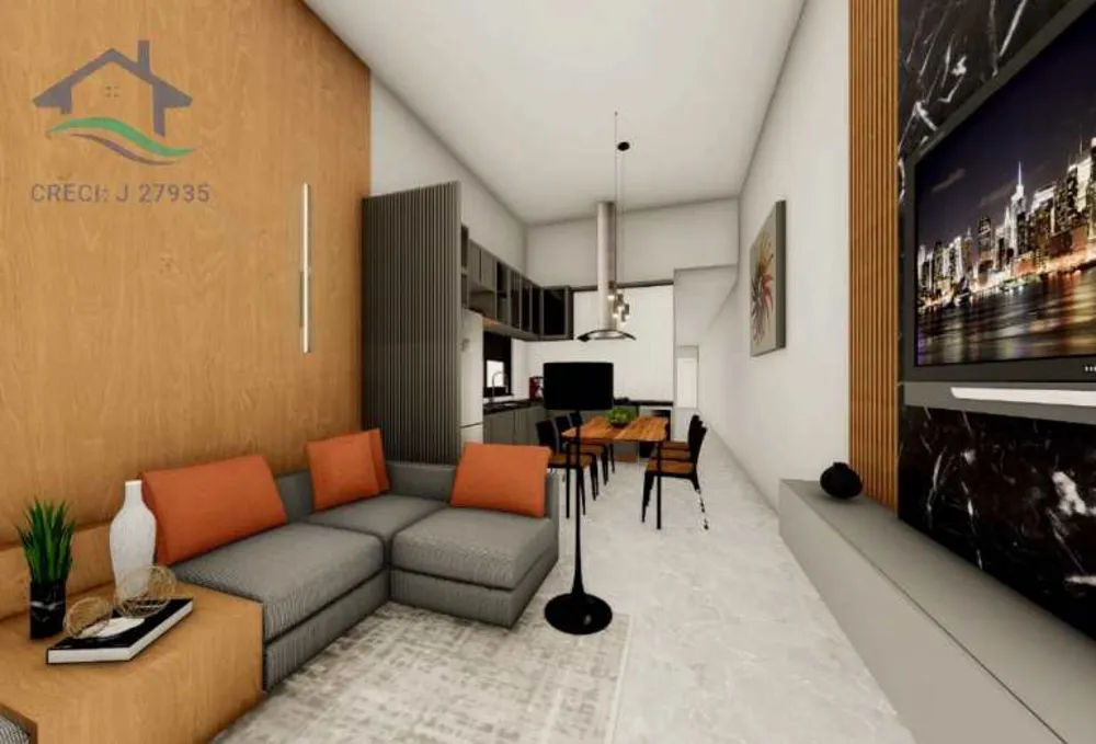 Casa, 3 quartos, 107 m² - Foto 2