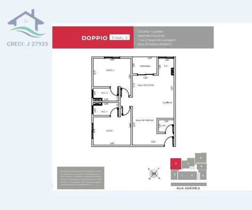 Apartamento, 2 quartos, 69 m² - Foto 2
