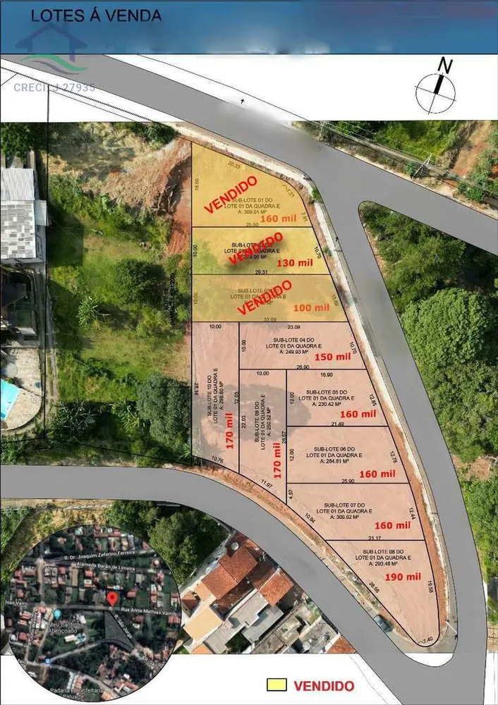 Terreno, 249 m² - Foto 2