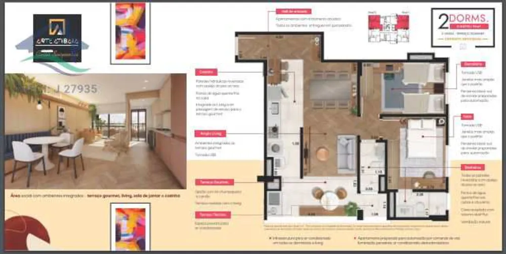 Apartamento, 2 quartos, 68 m² - Foto 12