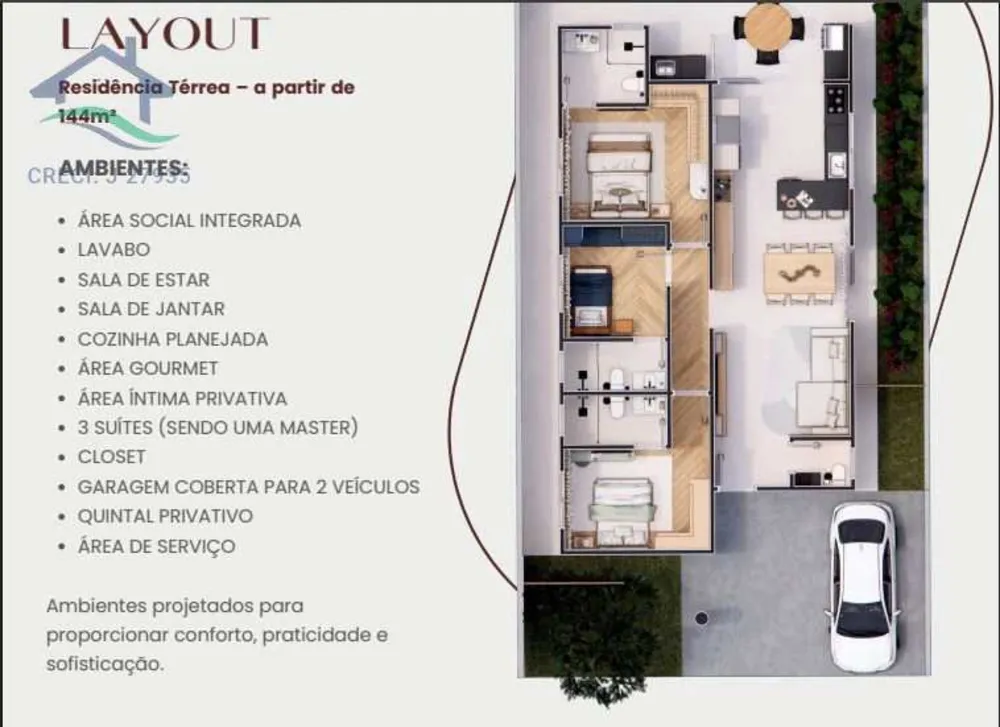 Casa de Condomínio, 3 quartos - Foto 14