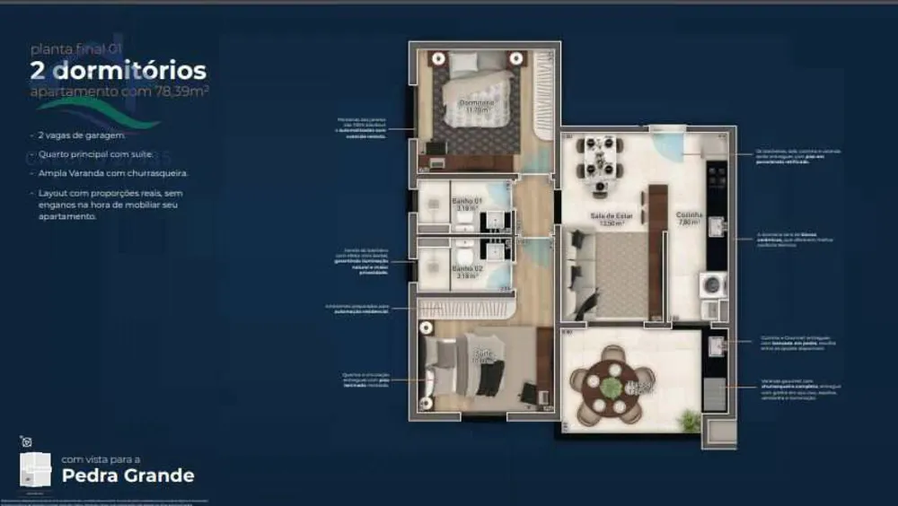 Apartamento, 2 quartos, 78 m² - Foto 16