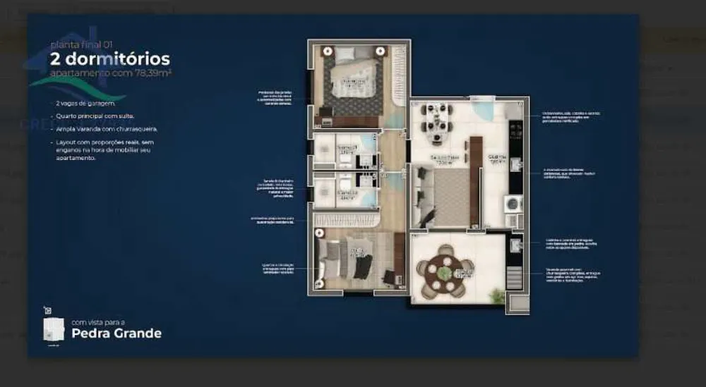 Apartamento, 2 quartos, 78 m² - Foto 15