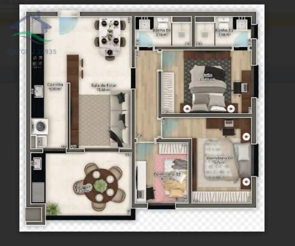 Apartamento, 3 quartos, 89 m² - Foto 7