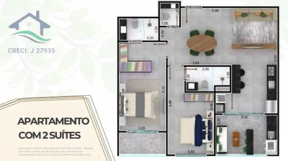 Apartamento, 2 quartos, 77 m² - Foto 14