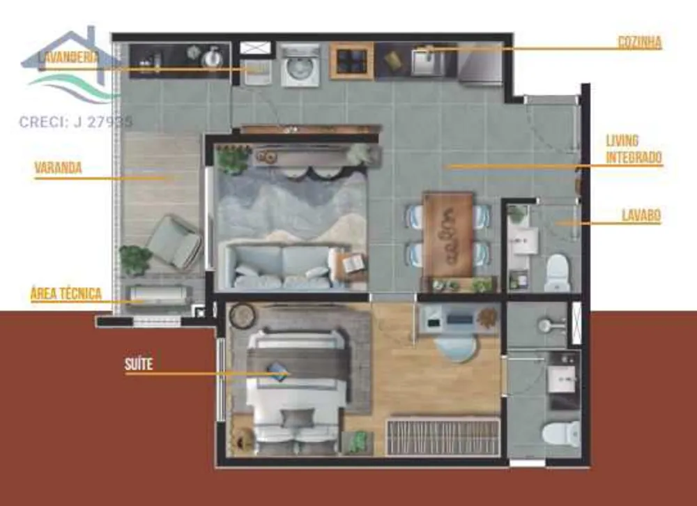 Apartamento, 1 quarto, 49 m² - Foto 13