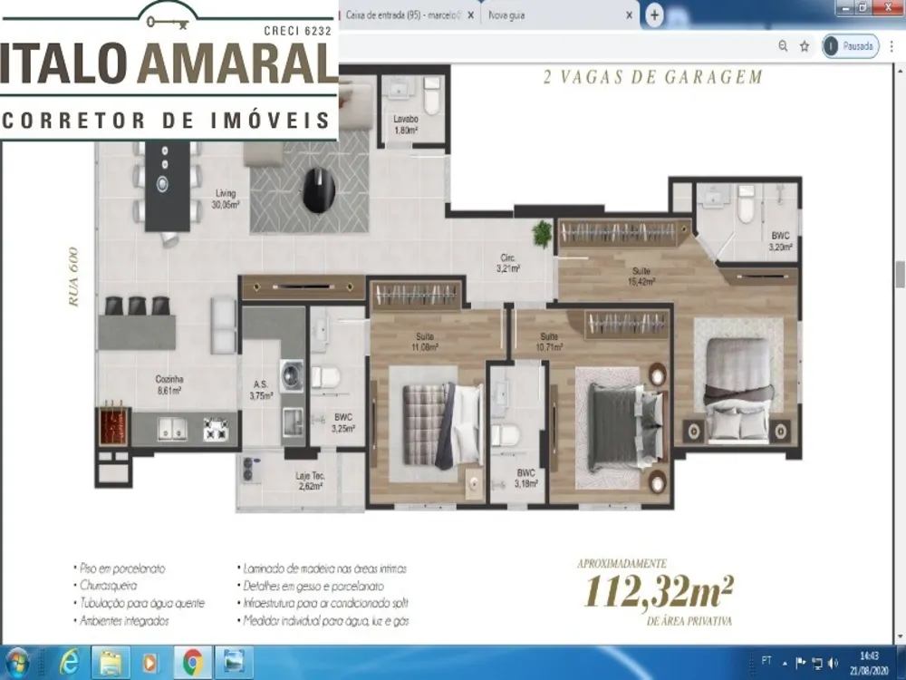 Apartamento, 3 quartos, 112 m² - Foto 8