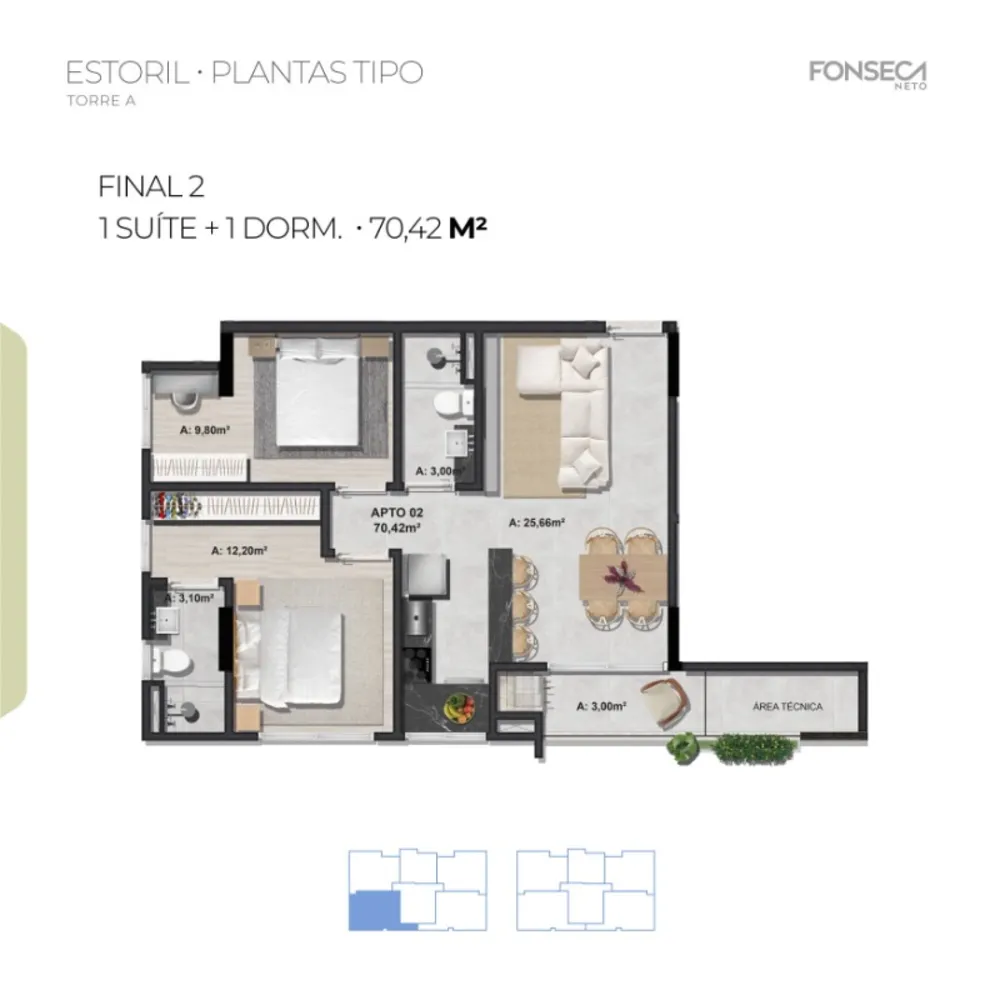 Apartamento, 2 quartos, 68 m² - Foto 6