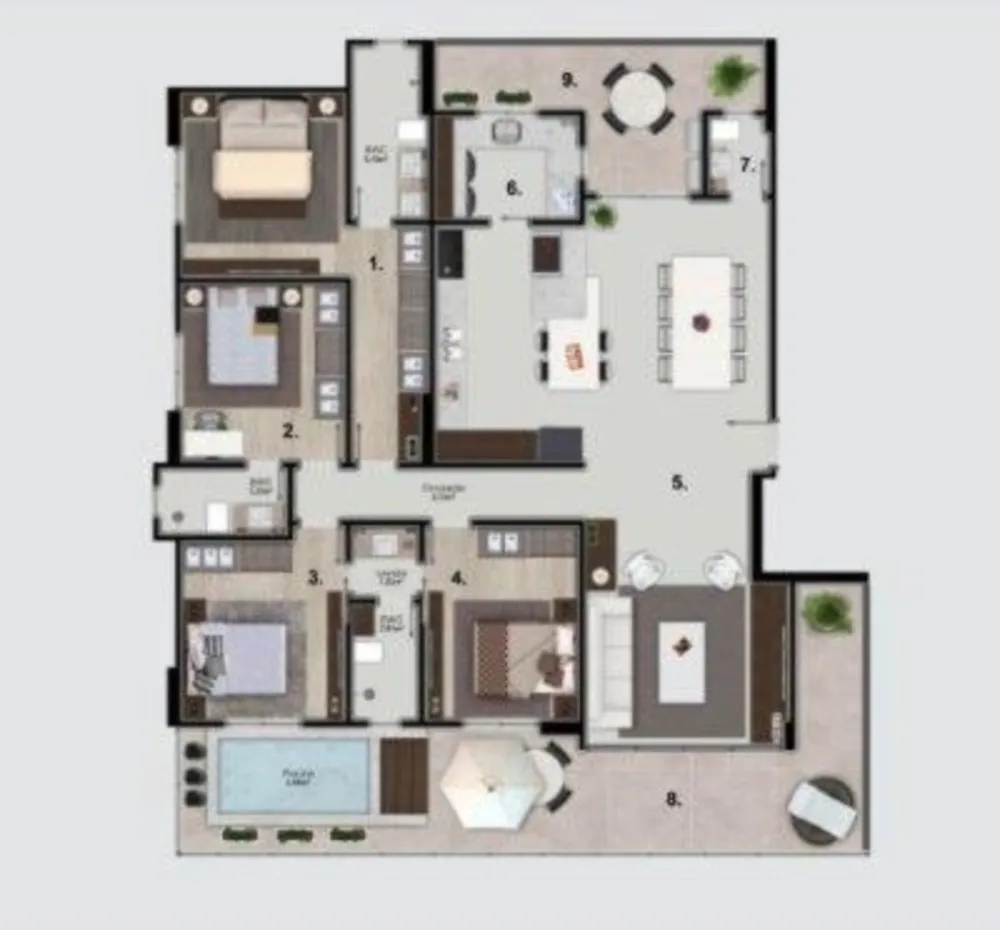 Apartamento, 4 quartos, 149 m² - Foto 7