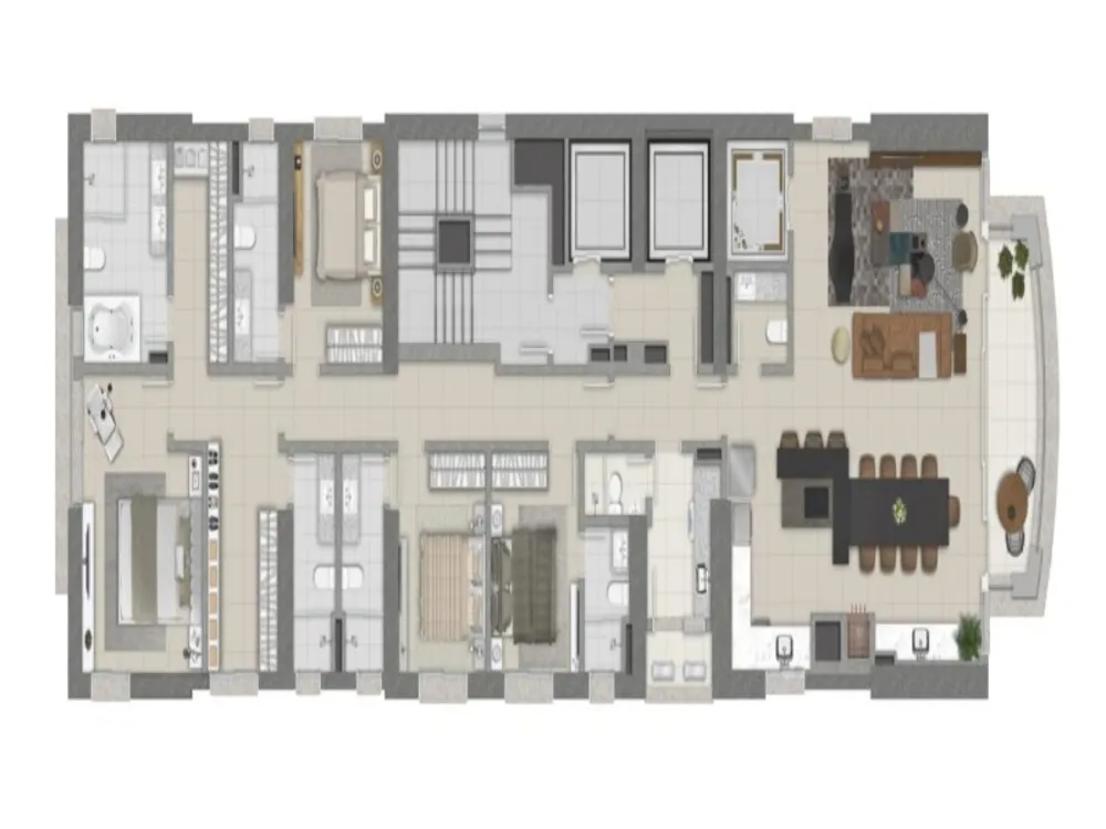 Apartamento, 5 quartos, 230 m² - Foto 6