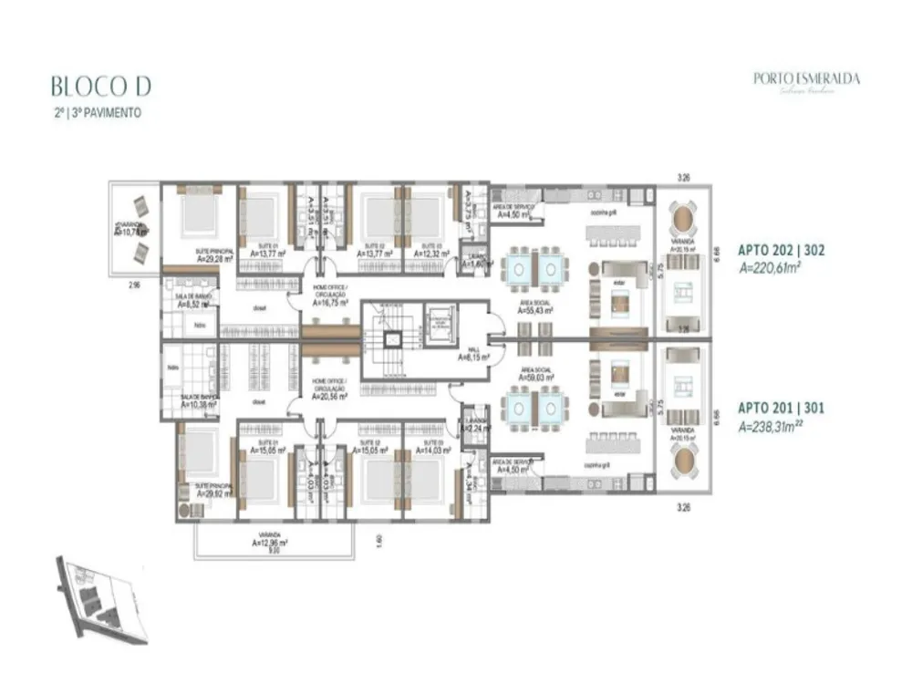 Apartamento, 4 quartos, 230 m² - Foto 1