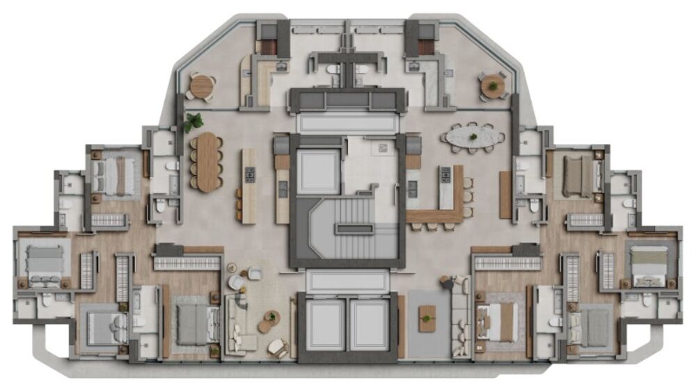 Apartamento, 4 quartos, 182 m² - Foto 3