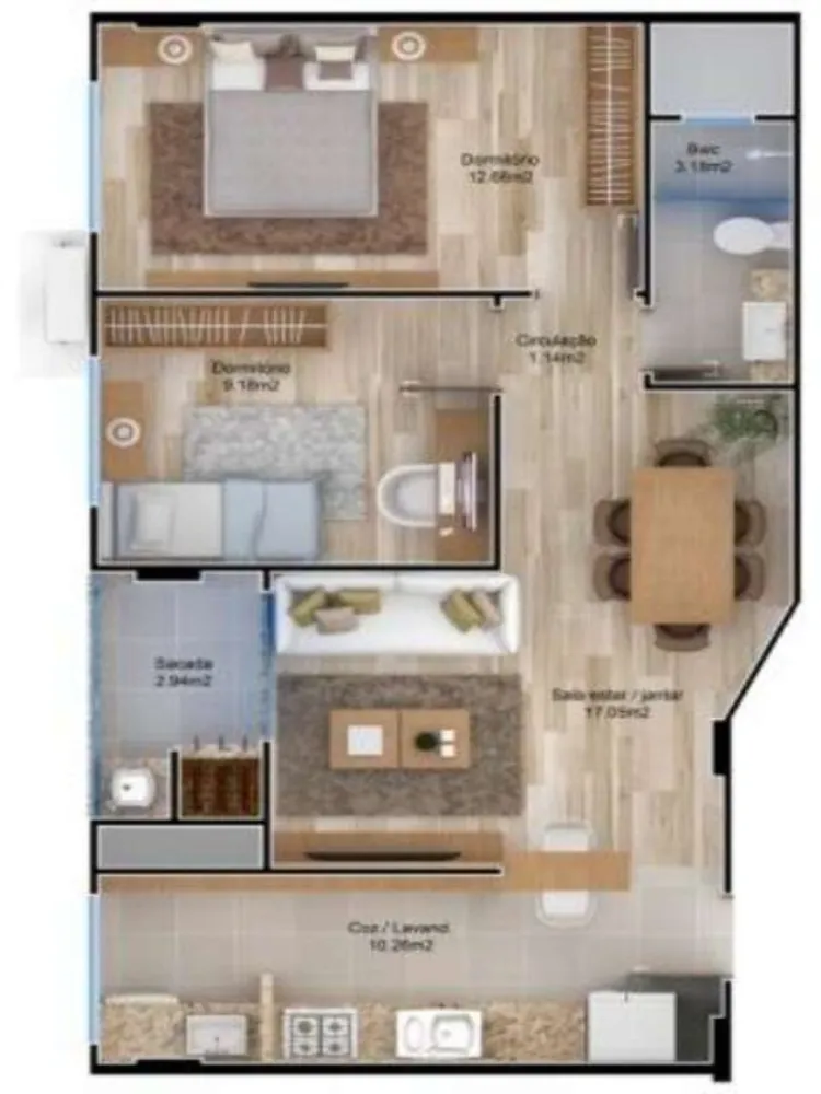 Apartamento, 2 quartos, 70 m² - Foto 19