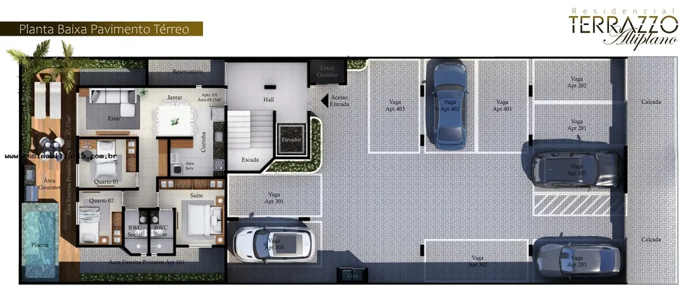 Apartamento, 2 quartos, 52 m² - Foto 4