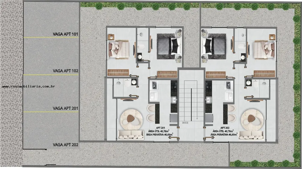 Apartamento, 2 quartos, 50 m² - Foto 4