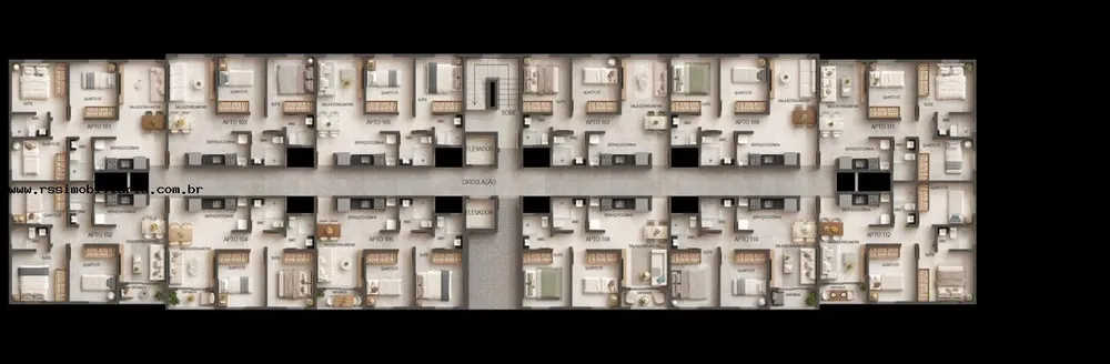 Apartamento, 3 quartos, 55 m² - Foto 6
