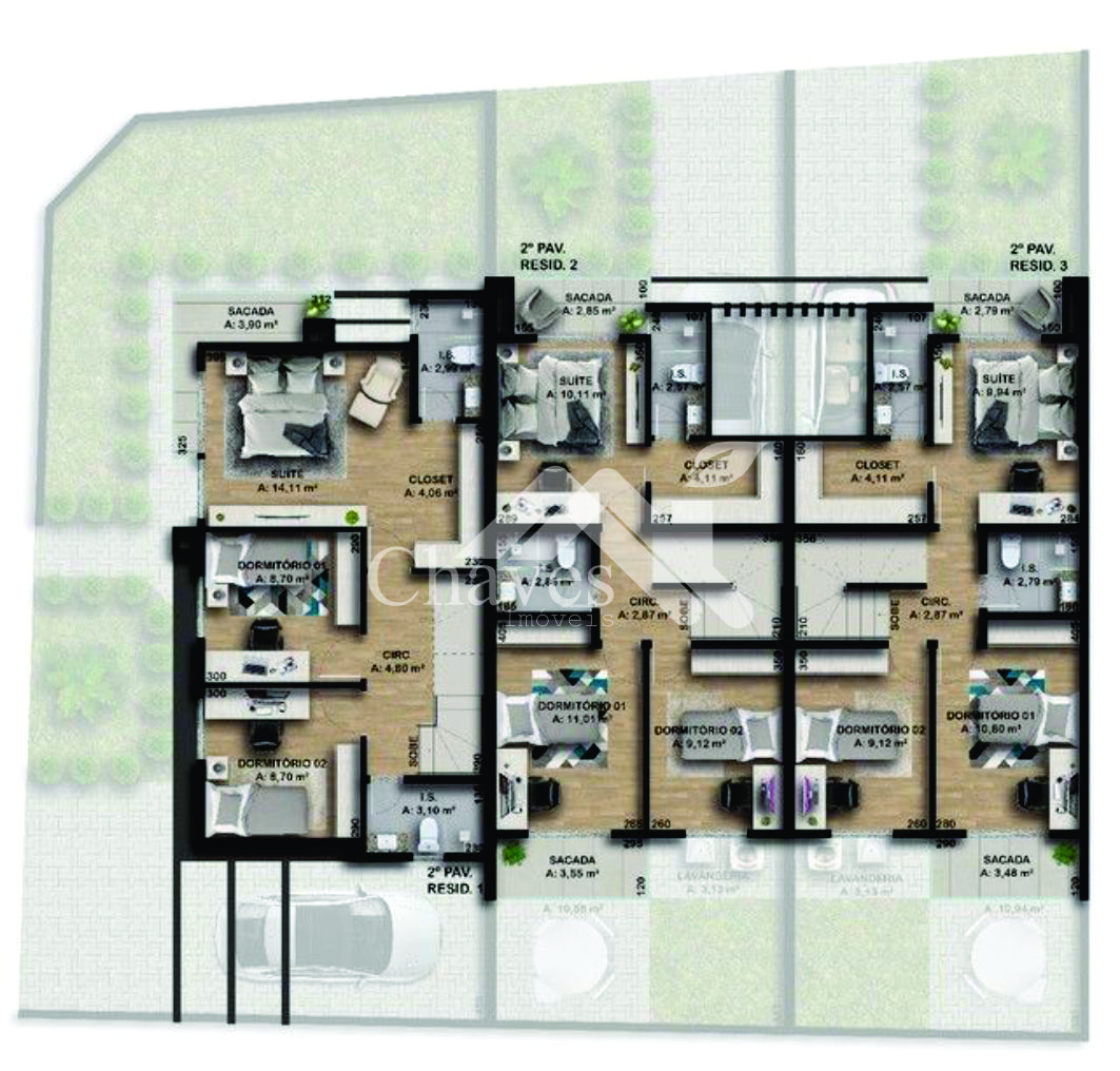 Sobrado à venda com 3 quartos, 147m² - Foto 4