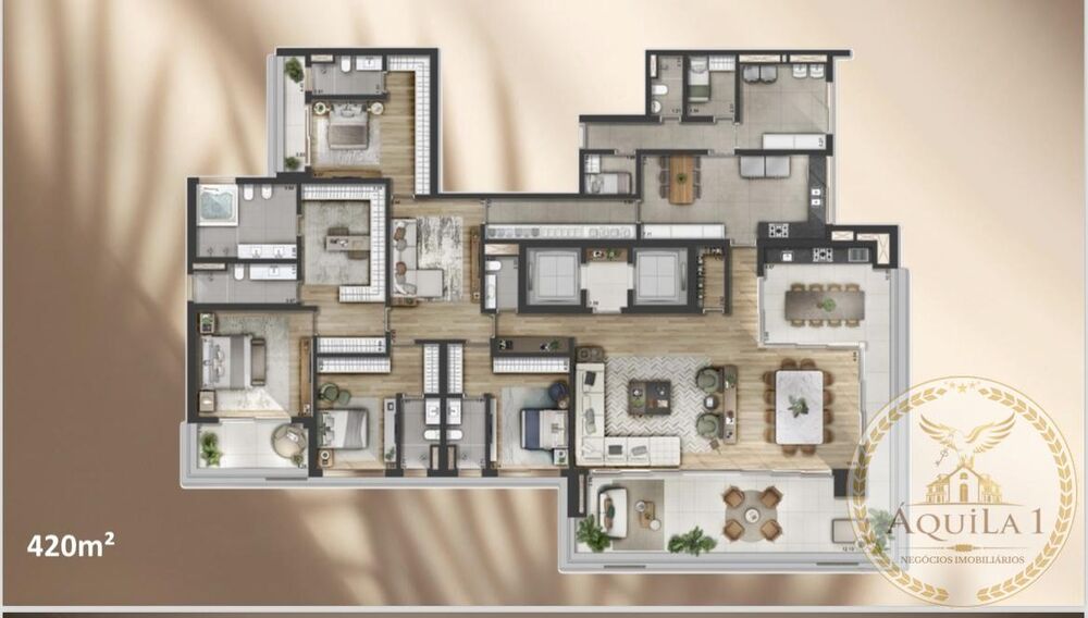 Apartamento, 4 quartos, 420 m² - Foto 4