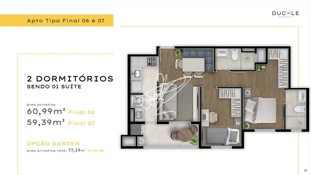 Apartamento, 54 m² - Foto 9