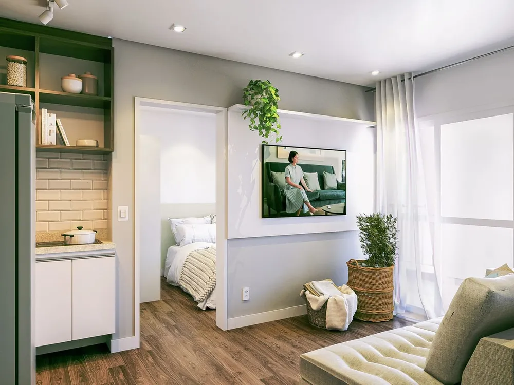Apartamento, 1 quarto, 34 m² - Foto 1
