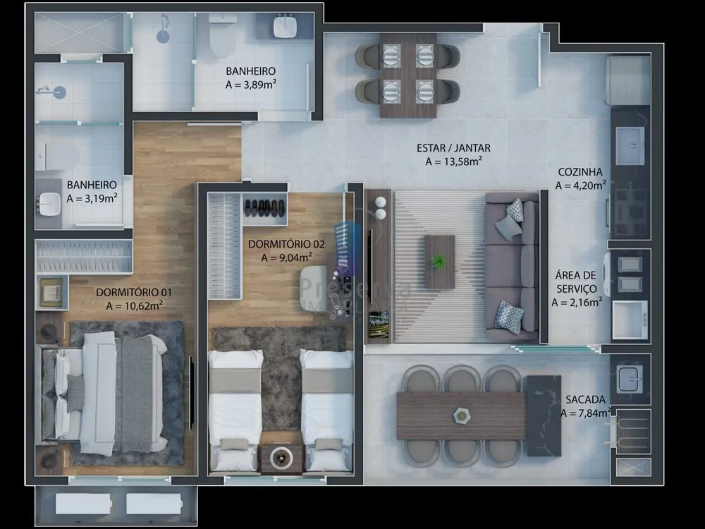 Apartamento, 2 quartos, 65 m² - Foto 5