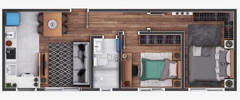 Apartamento, 2 quartos, 45 m² - Foto 24