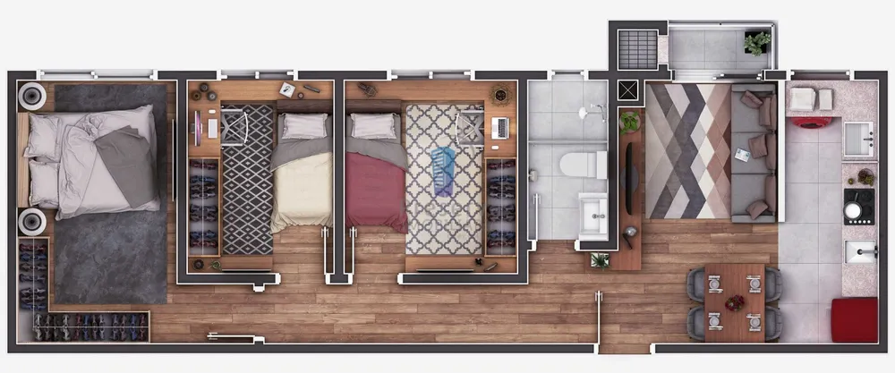 Apartamento, 2 quartos, 45 m² - Foto 25