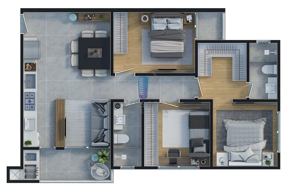 Apartamento, 3 quartos, 79 m² - Foto 19