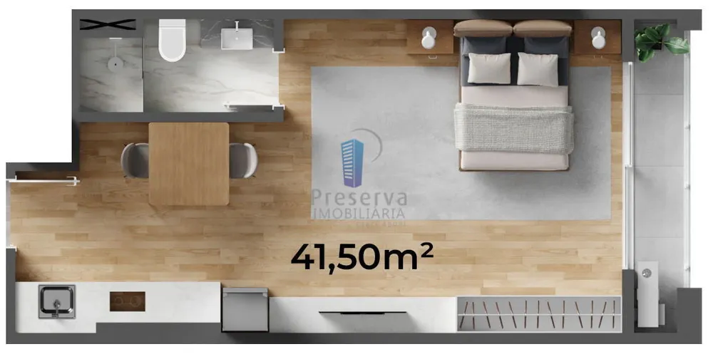 Apartamento, 1 quarto, 42 m² - Foto 8