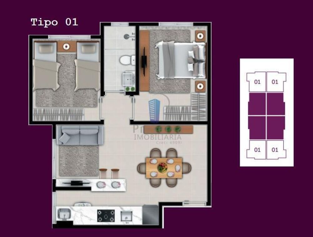 Apartamento, 2 quartos, 42 m² - Foto 5