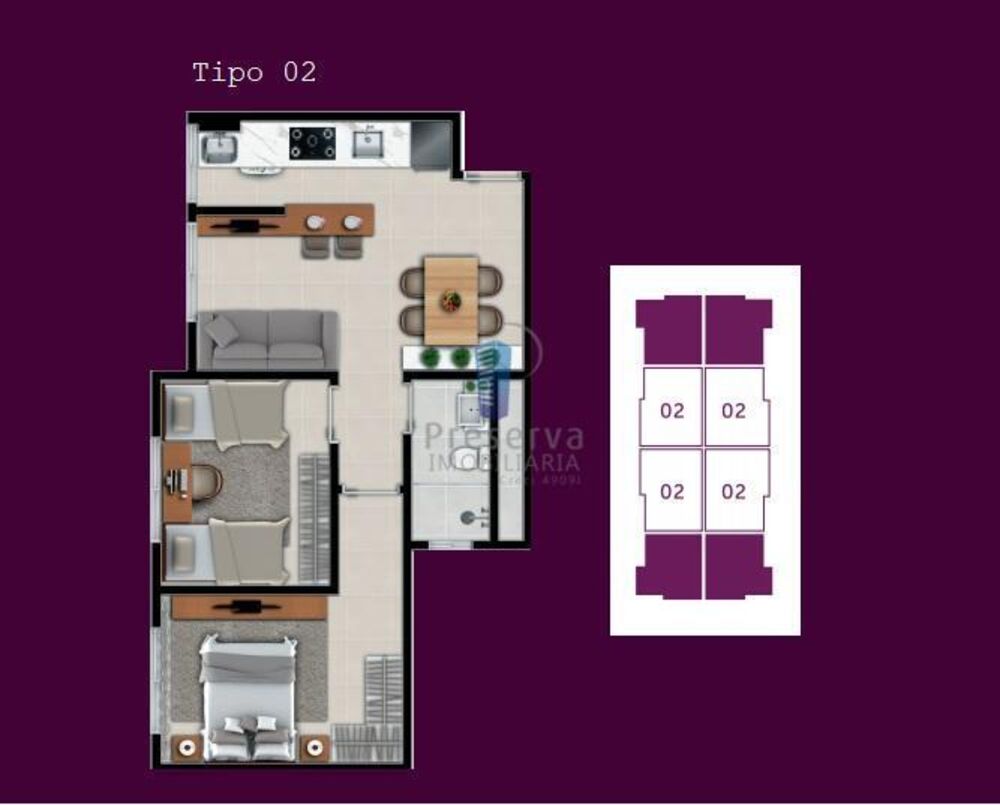 Apartamento, 2 quartos, 42 m² - Foto 8