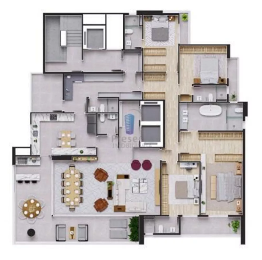 Apartamento, 4 quartos, 267 m² - Foto 4
