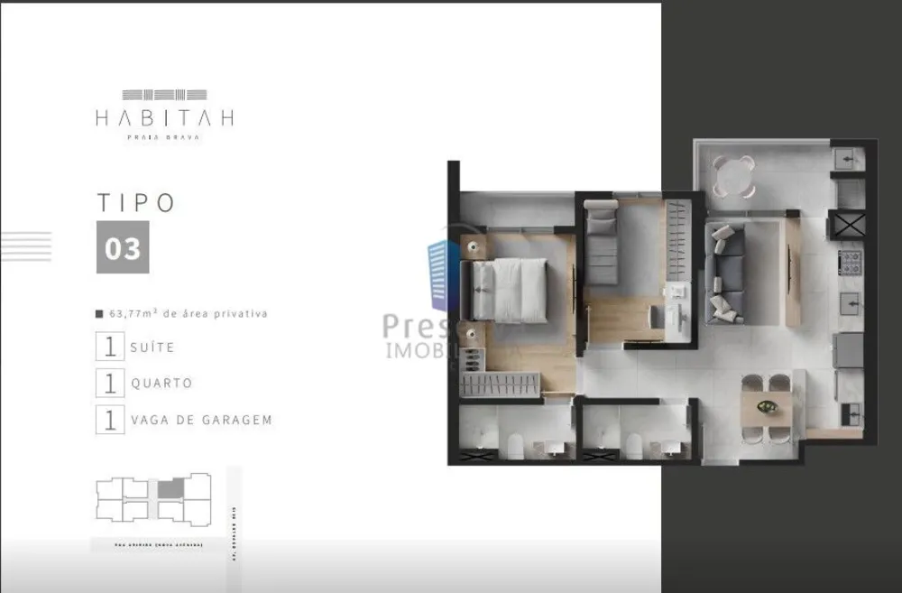 Apartamento, 2 quartos, 63 m² - Foto 9