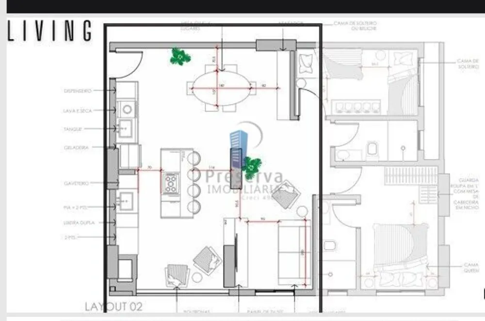 Apartamento, 3 quartos, 80 m² - Foto 3