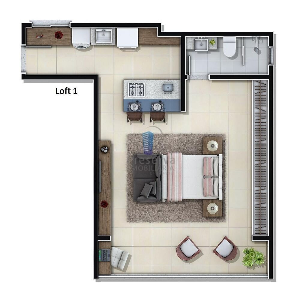 Apartamento, 1 quarto, 45 m² - Foto 6